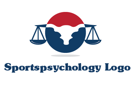 bull face scale law logo