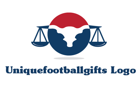 bull face scale law logo