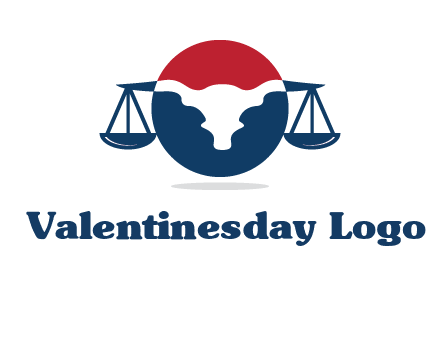 bull face scale law logo