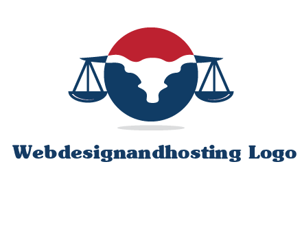 bull face scale law logo