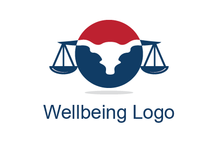 bull face scale law logo