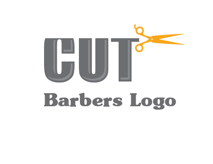scissor barber logo