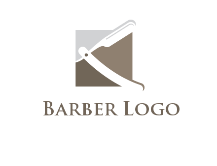 razor barber logo
