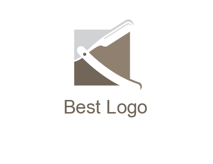 razor barber logo