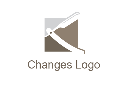 razor barber logo