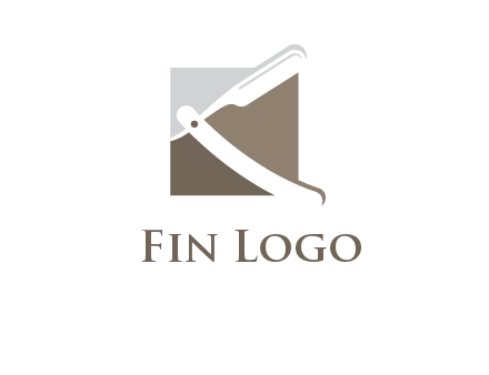 razor barber logo