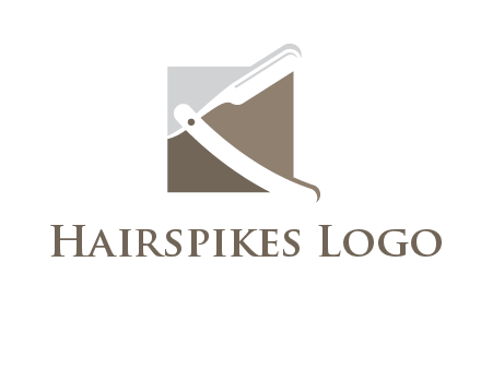 razor barber logo