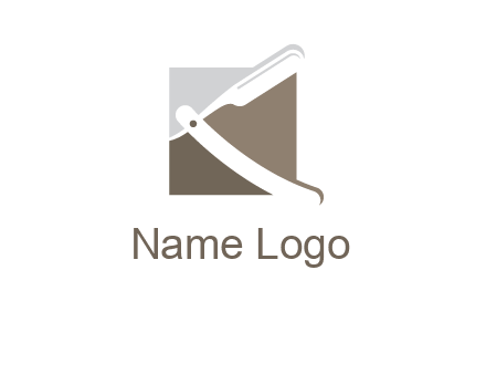 razor barber logo