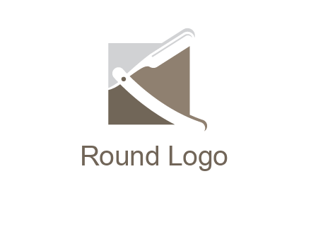 razor barber logo