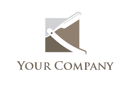 razor barber logo