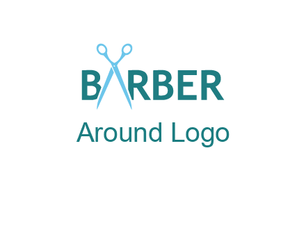 scissor barber logo