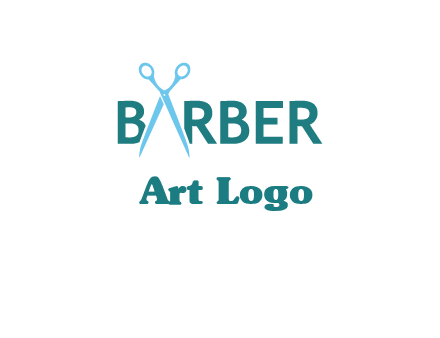 scissor barber logo