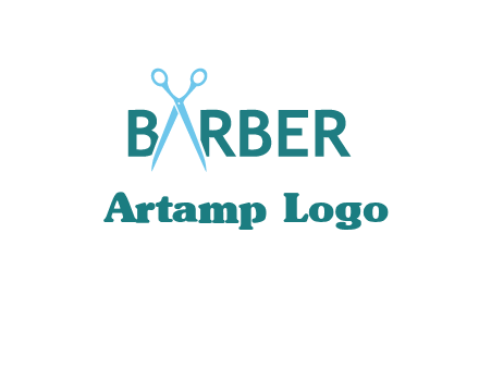 scissor barber logo