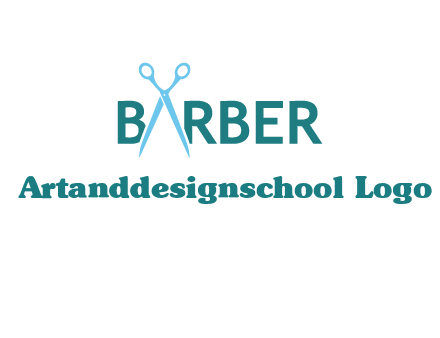 scissor barber logo