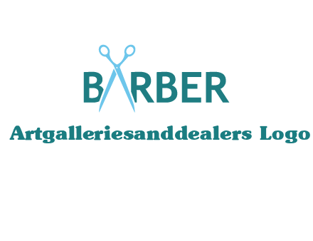 scissor barber logo