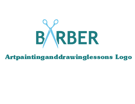 scissor barber logo