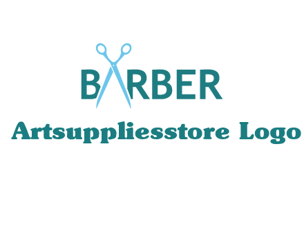 scissor barber logo