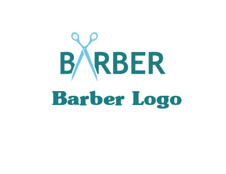 scissor barber logo