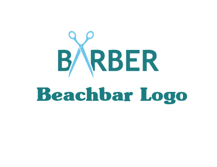 scissor barber logo