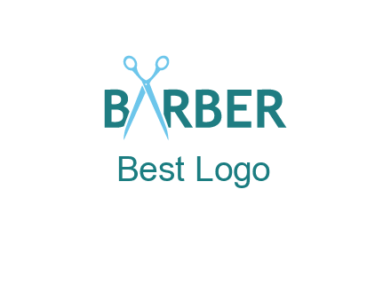 scissor barber logo
