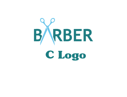 scissor barber logo