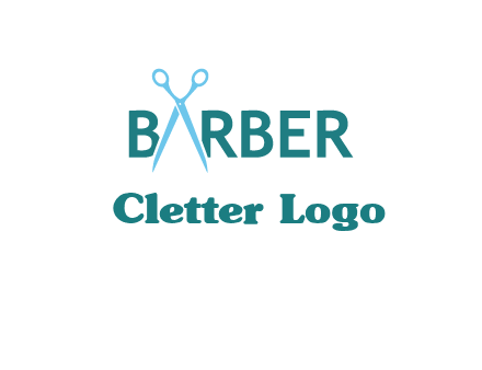 scissor barber logo