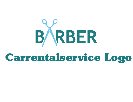 scissor barber logo