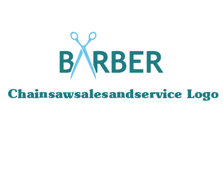 scissor barber logo