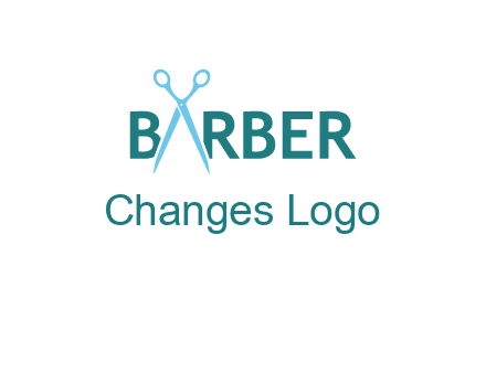 scissor barber logo