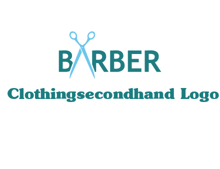 scissor barber logo