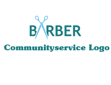 scissor barber logo