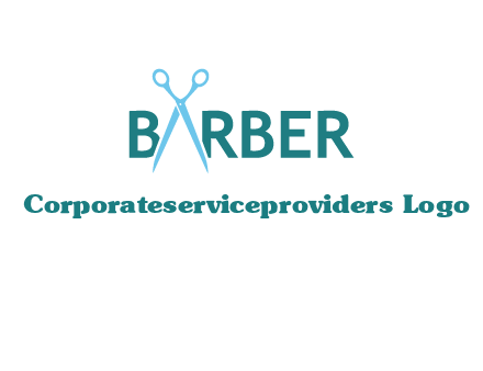 scissor barber logo