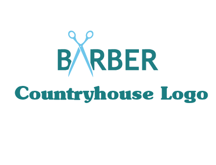 scissor barber logo