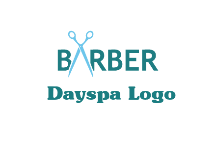 scissor barber logo