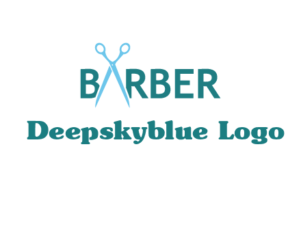 scissor barber logo