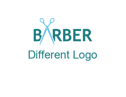 scissor barber logo
