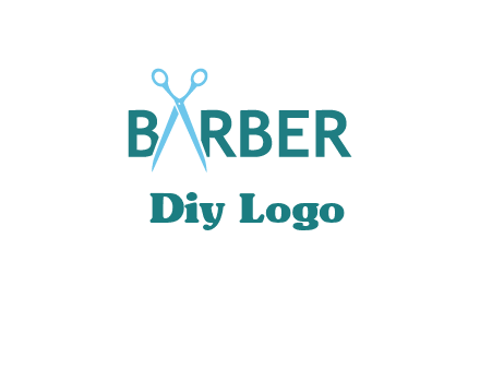 scissor barber logo