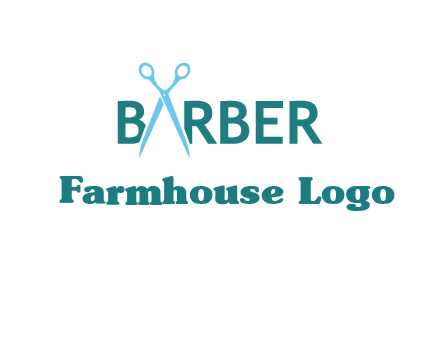 scissor barber logo