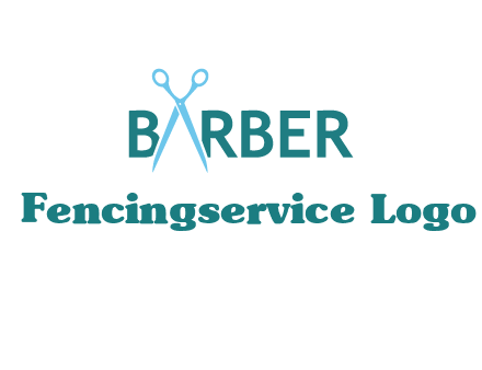 scissor barber logo