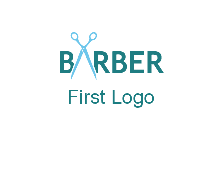 scissor barber logo