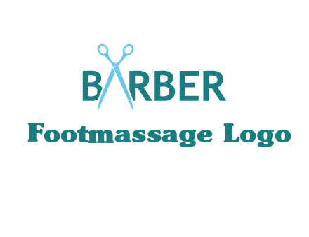 scissor barber logo
