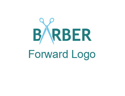 scissor barber logo