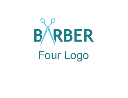 scissor barber logo