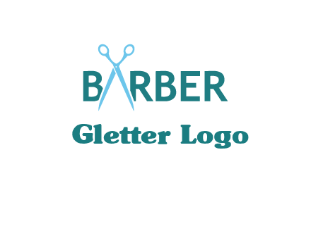 scissor barber logo