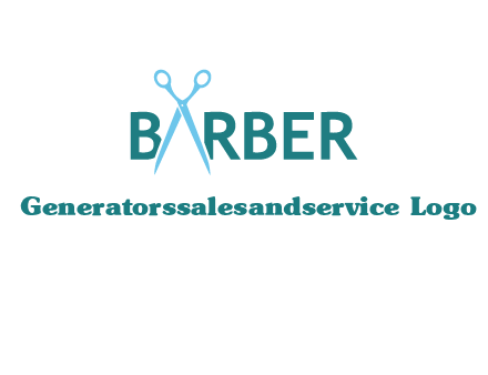 scissor barber logo