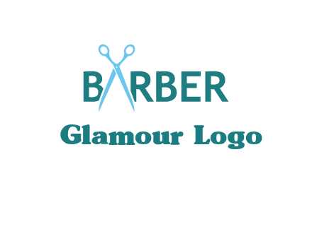 scissor barber logo