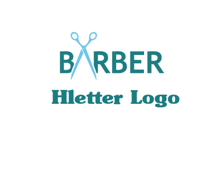 scissor barber logo