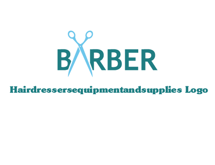 scissor barber logo