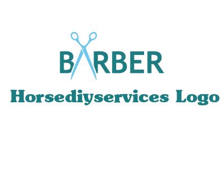 scissor barber logo