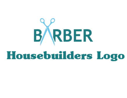 scissor barber logo